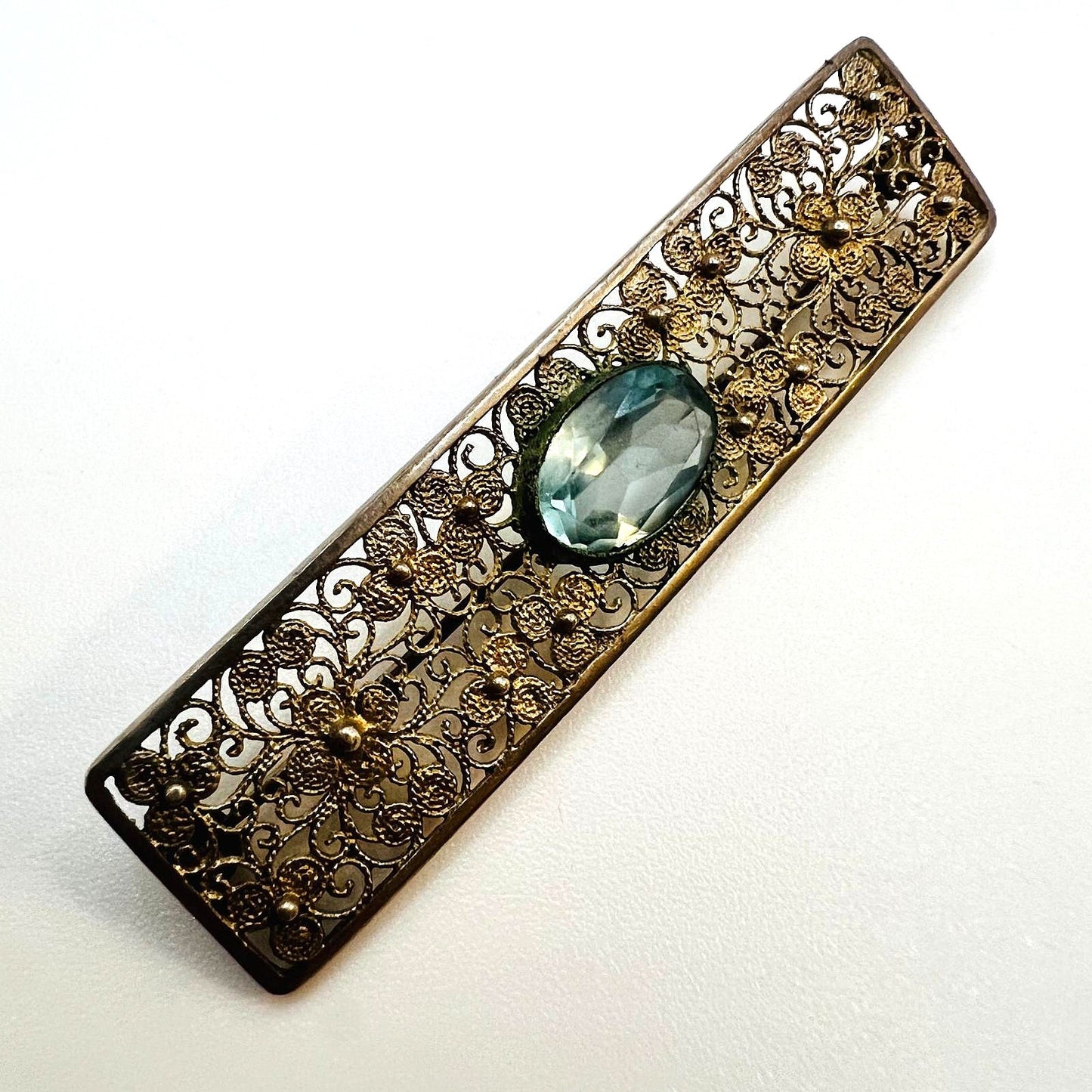 Antike Art-Déco-Brosche