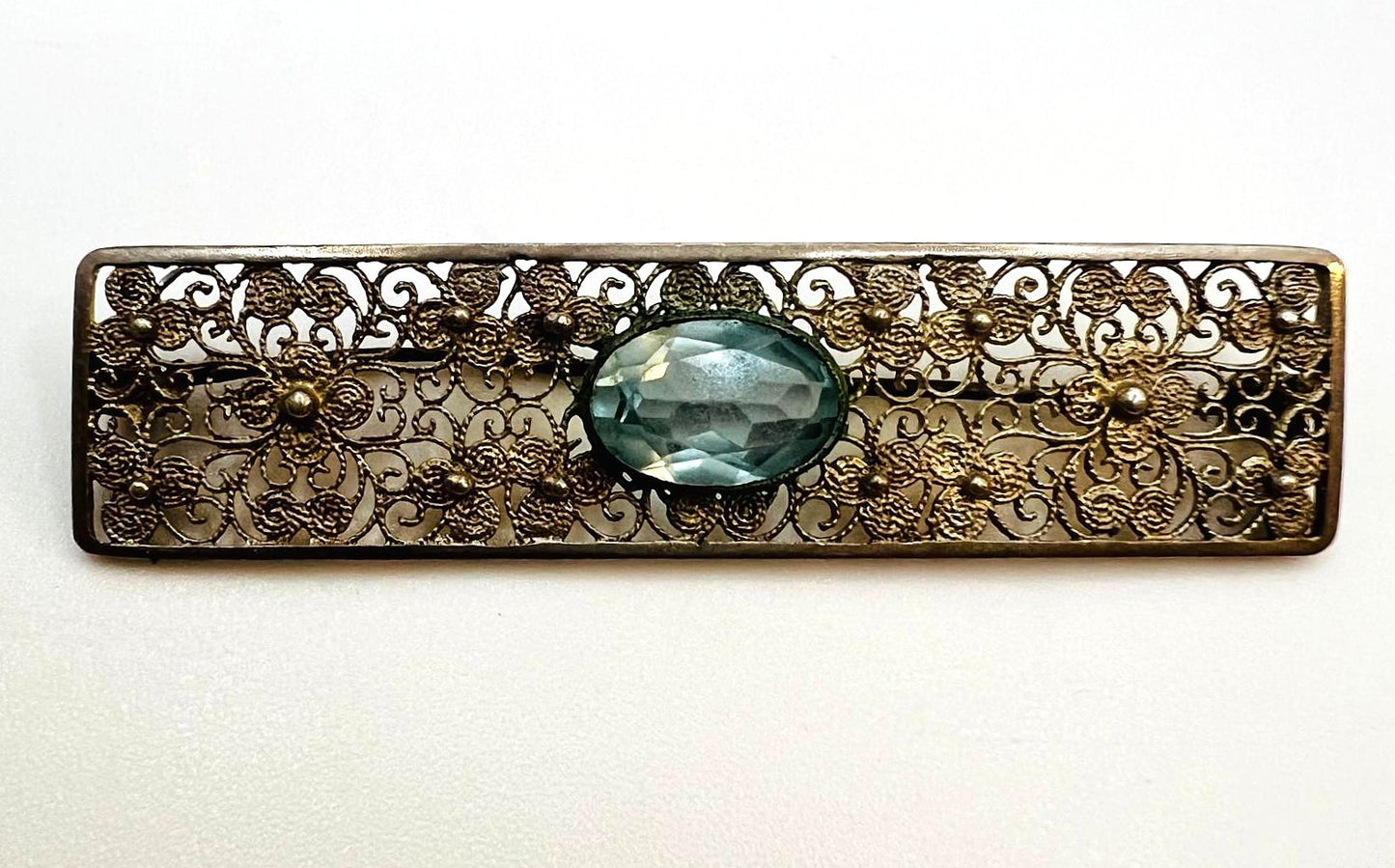 Antike Art-Déco-Brosche