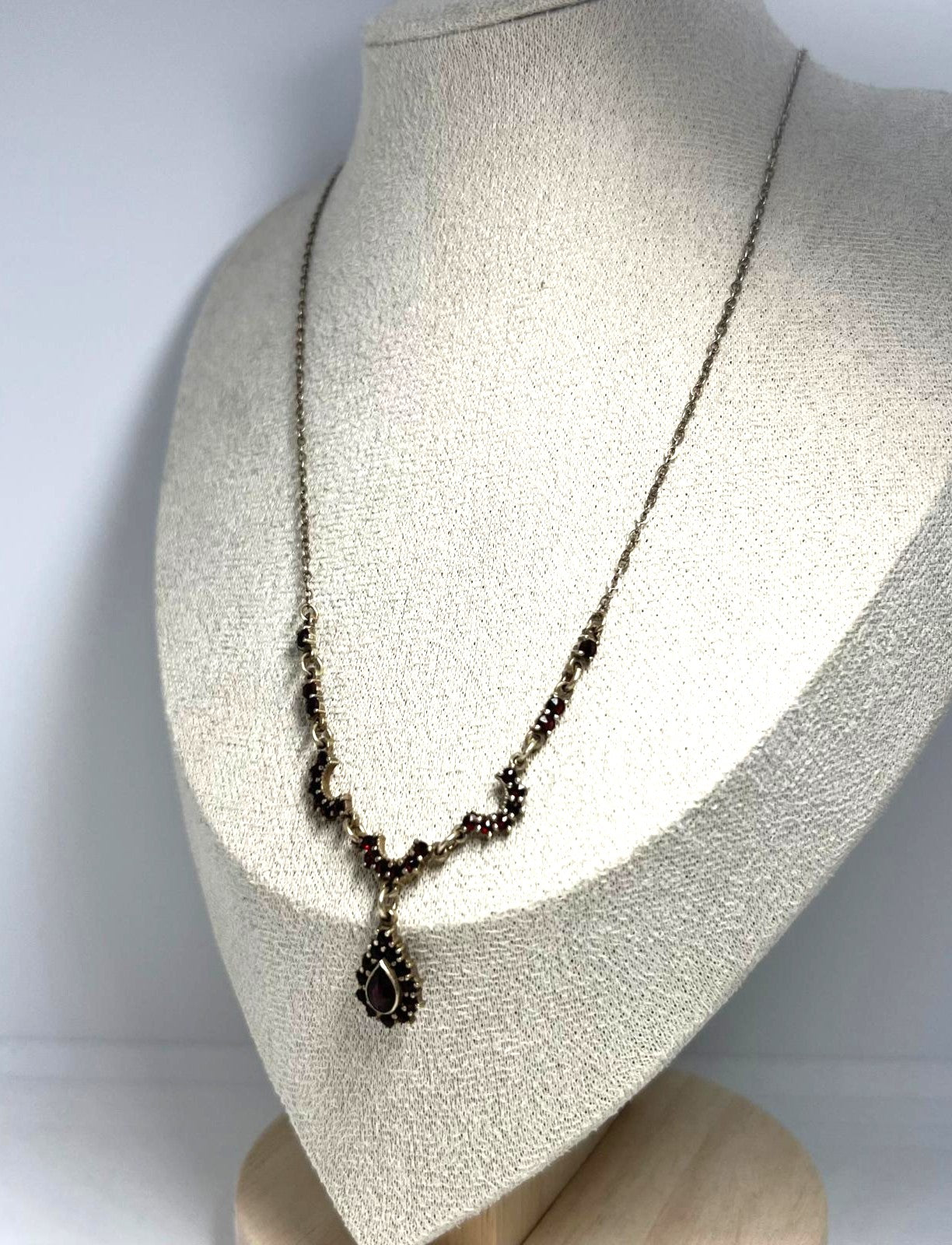 Antike Granatkette Böhmisches Collier