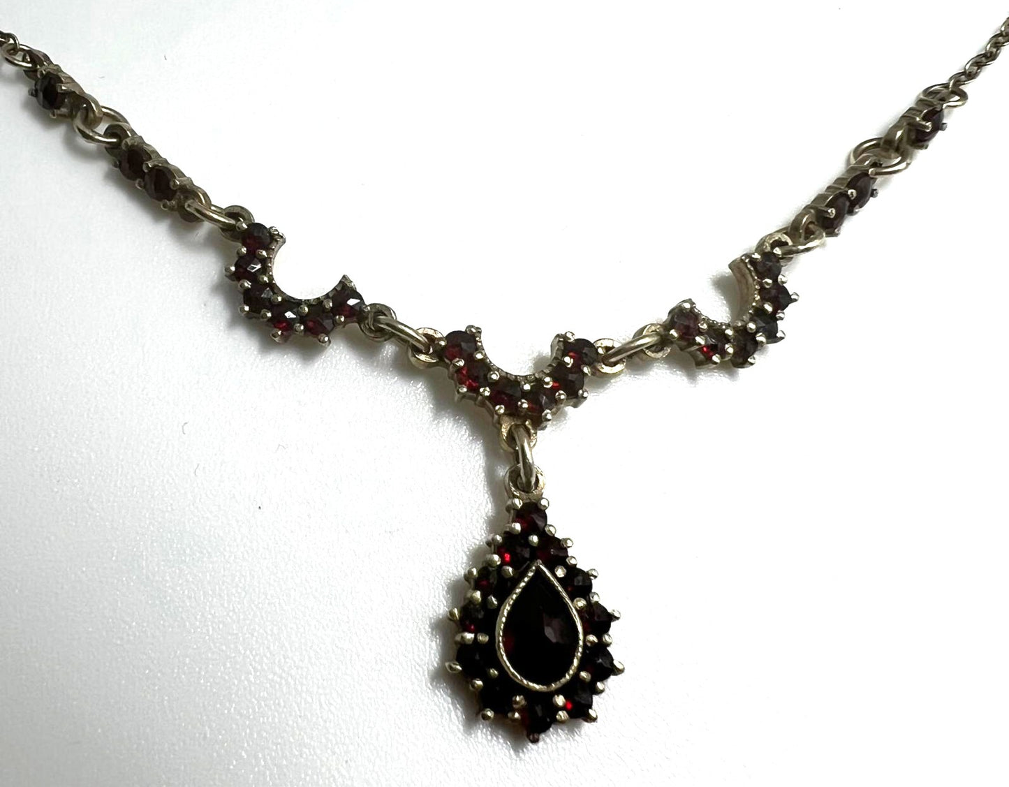 Antike Granatkette Böhmisches Collier