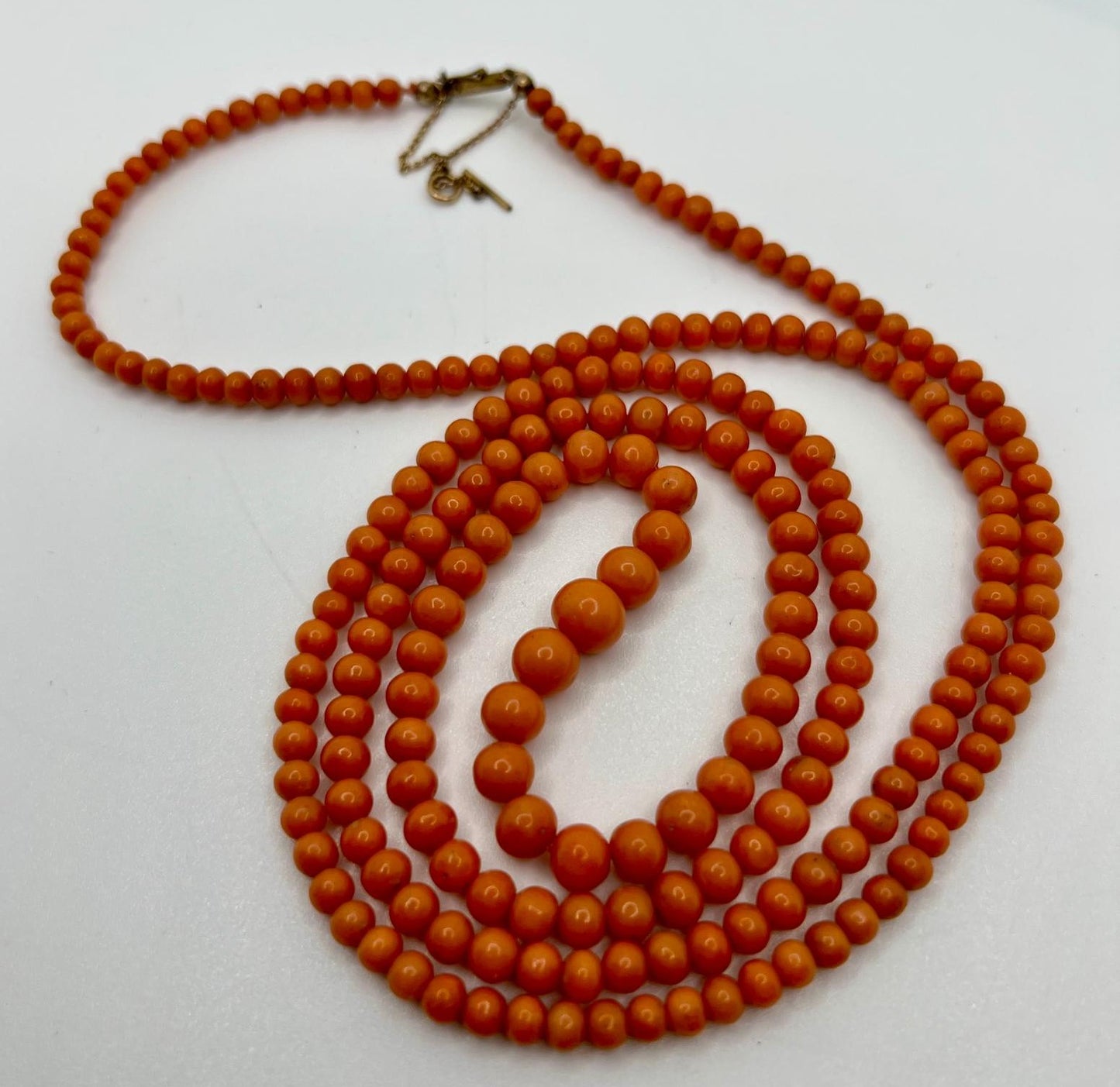 Art Deco Korallen Kette