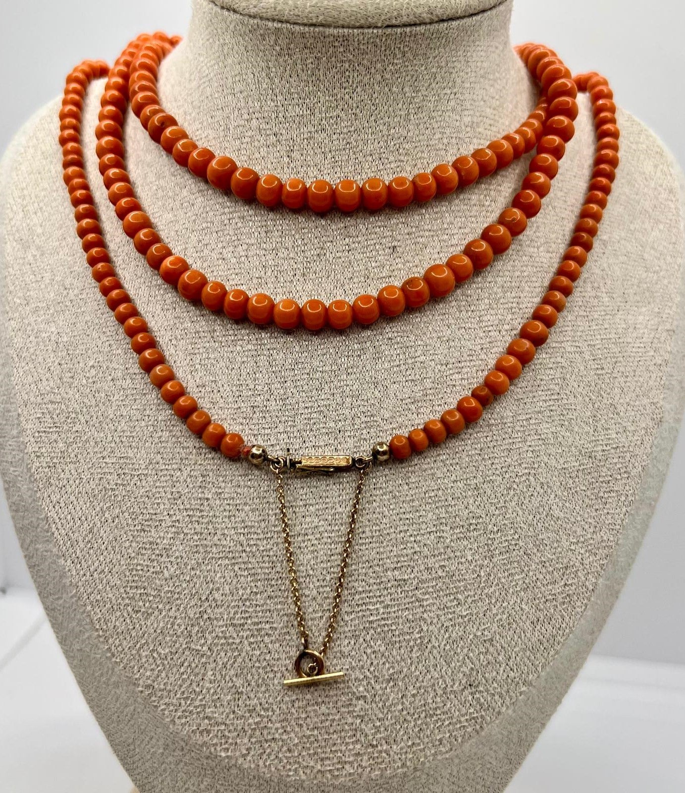 Art Deco Korallen Kette
