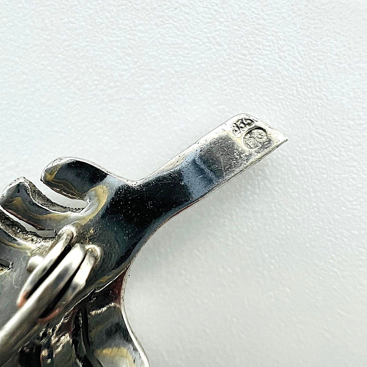 Art Deco 835er Silber-Brosche