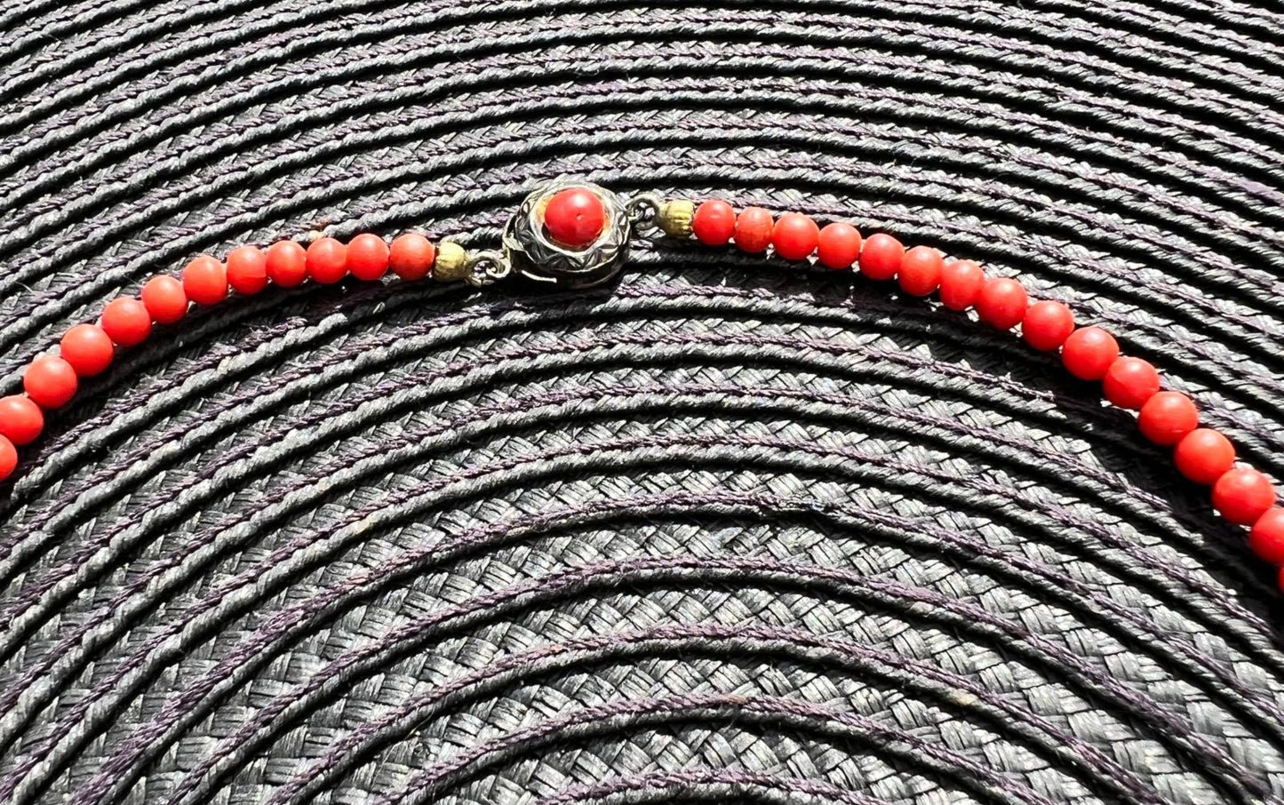 Art Deko Korallenkette Collier