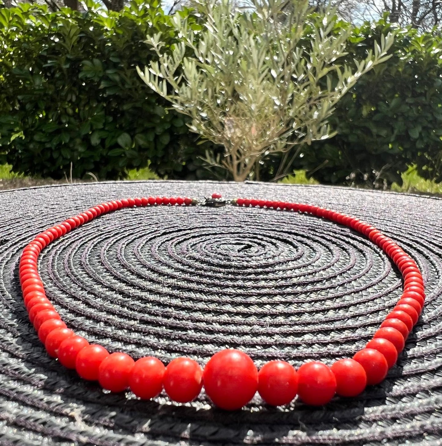 Art Deko Korallenkette Collier