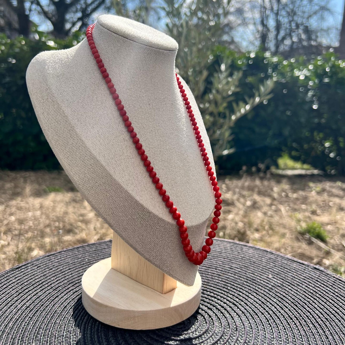 Art Deko Korallenkette Collier