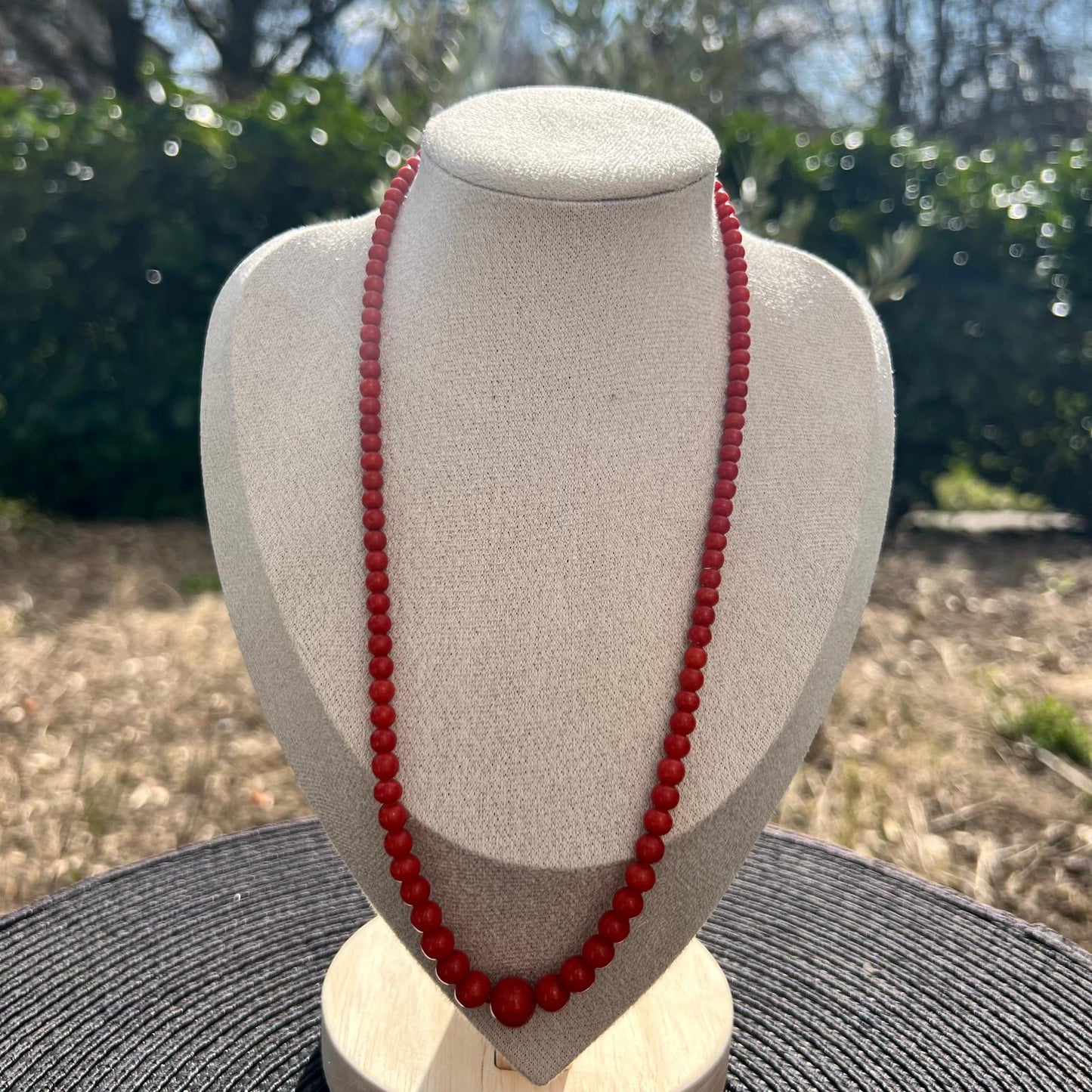 Art Deko Korallenkette Collier