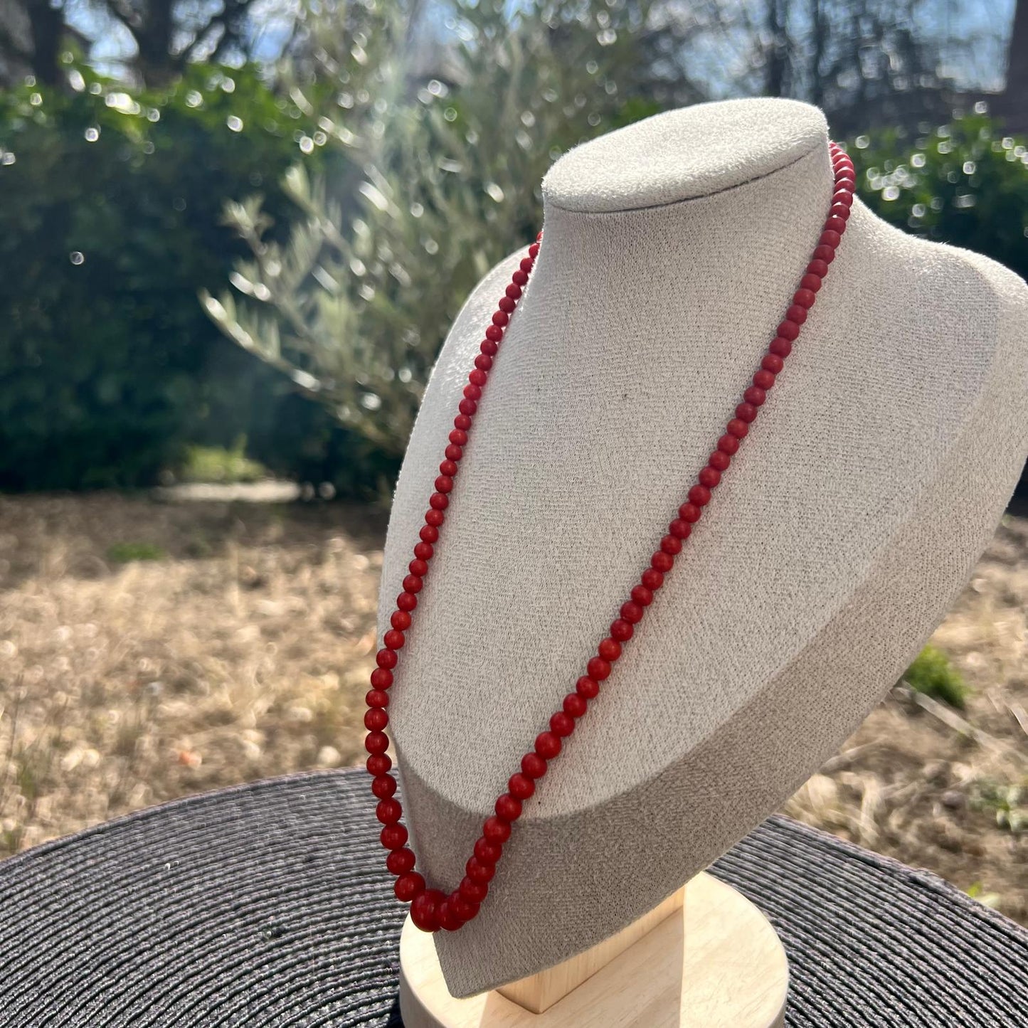 Art Deko Korallenkette Collier