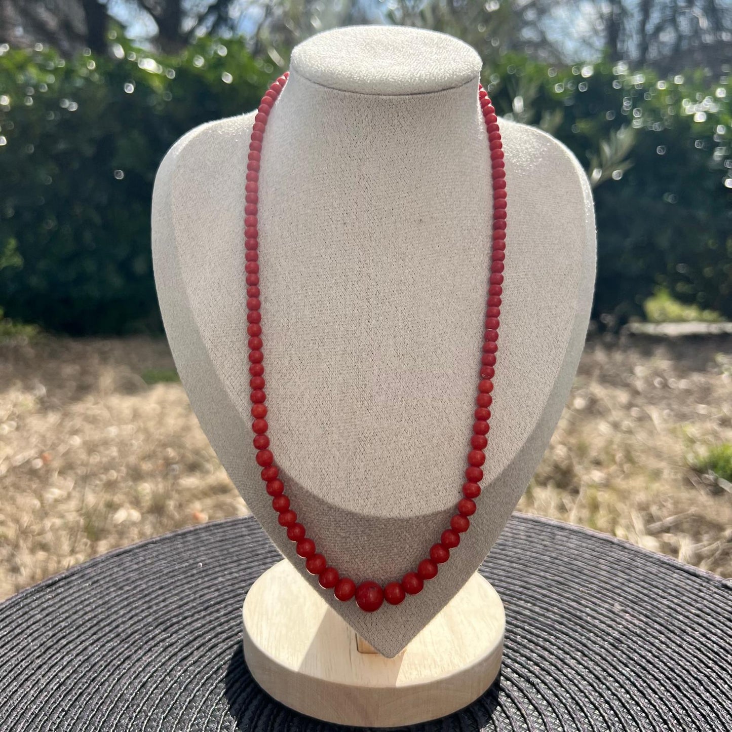 Art Deko Korallenkette Collier