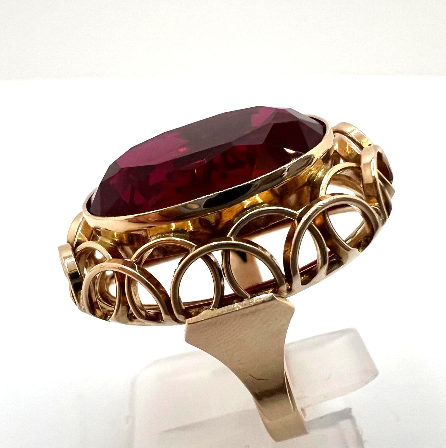 Gold 14 Karat mit Rubin Korund