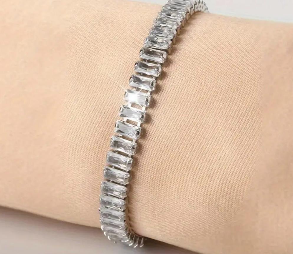 Baguette Tennis Armband