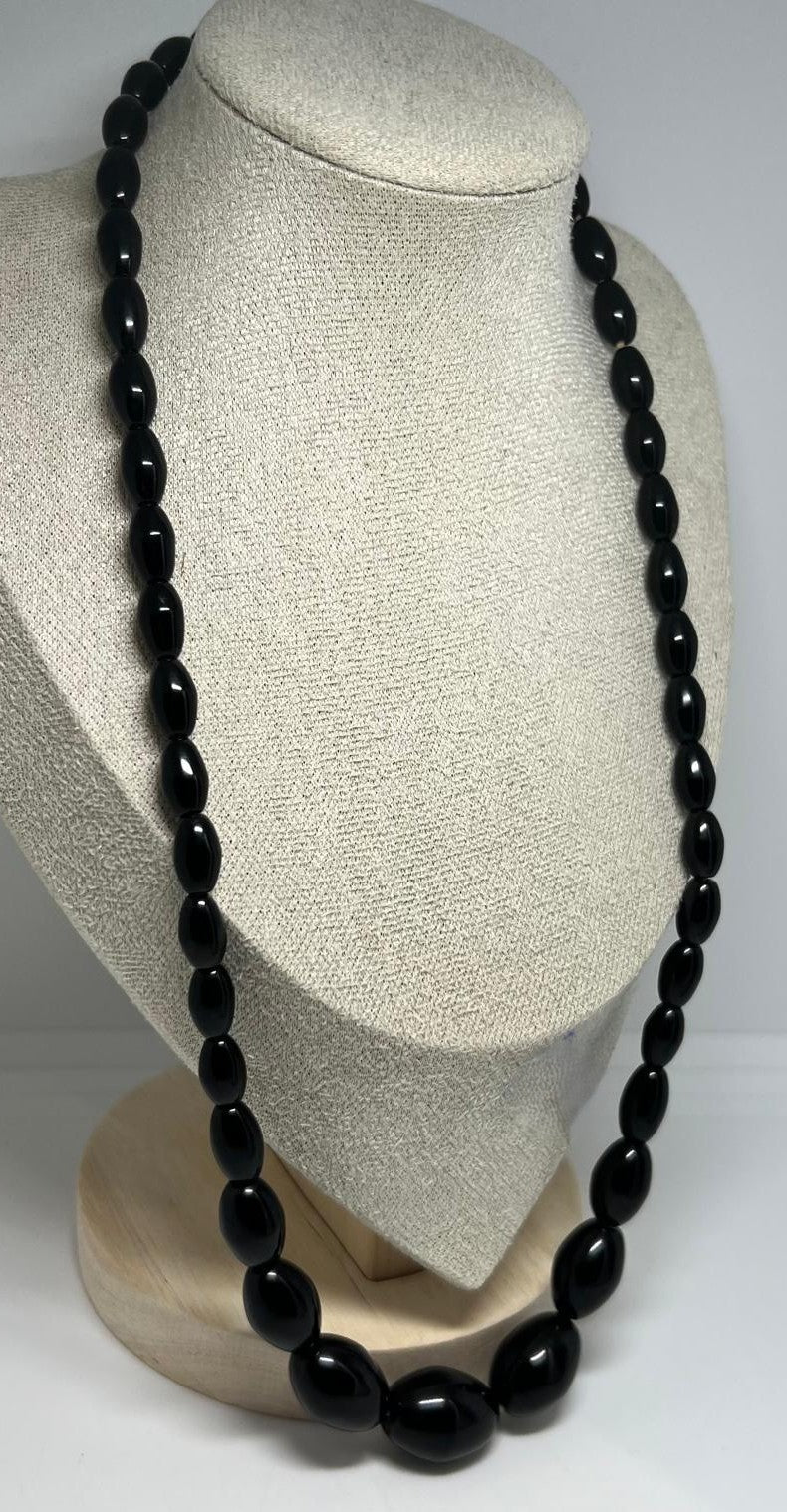 Bakelit Kette in Schwarz