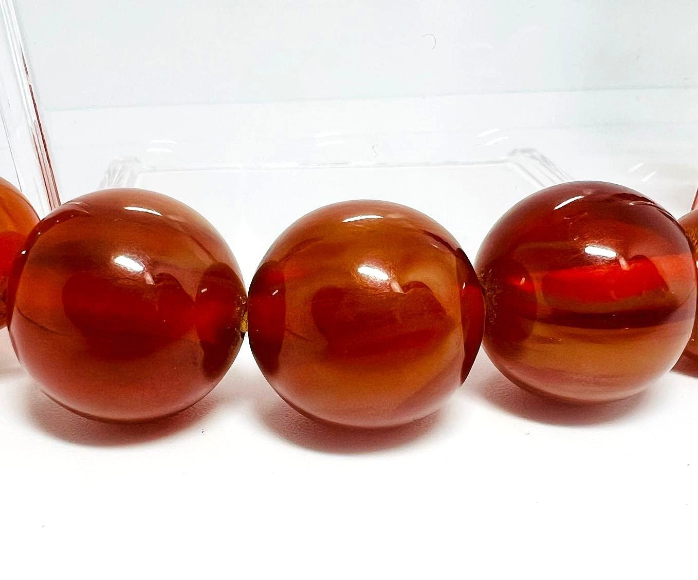 Vintage Bakelit Set Cognac