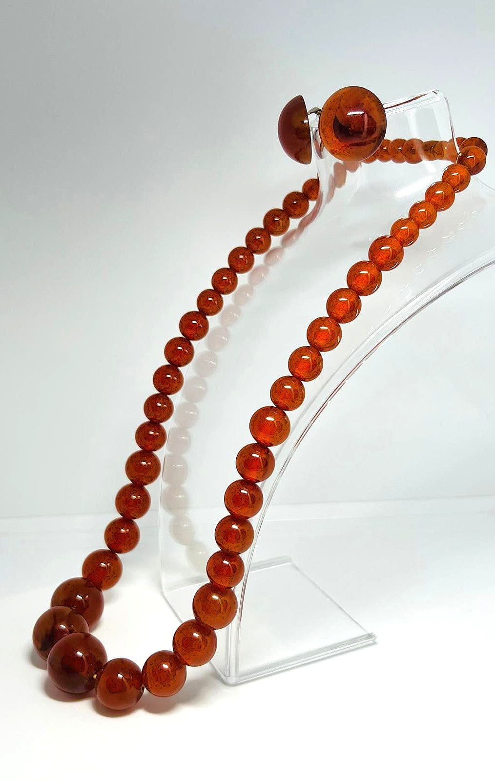 Vintage Bakelit Set Cognac