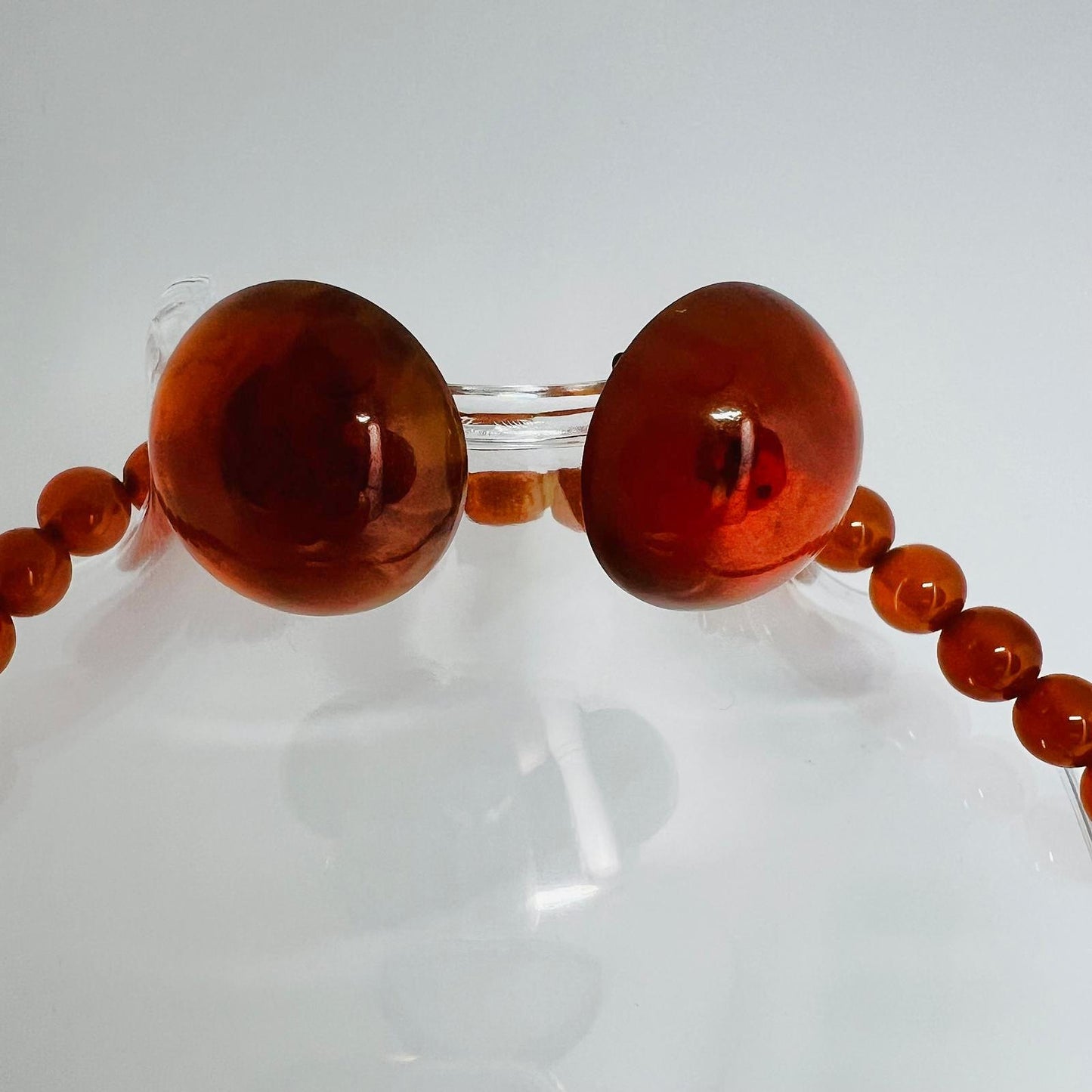 Vintage Bakelit Set Cognac