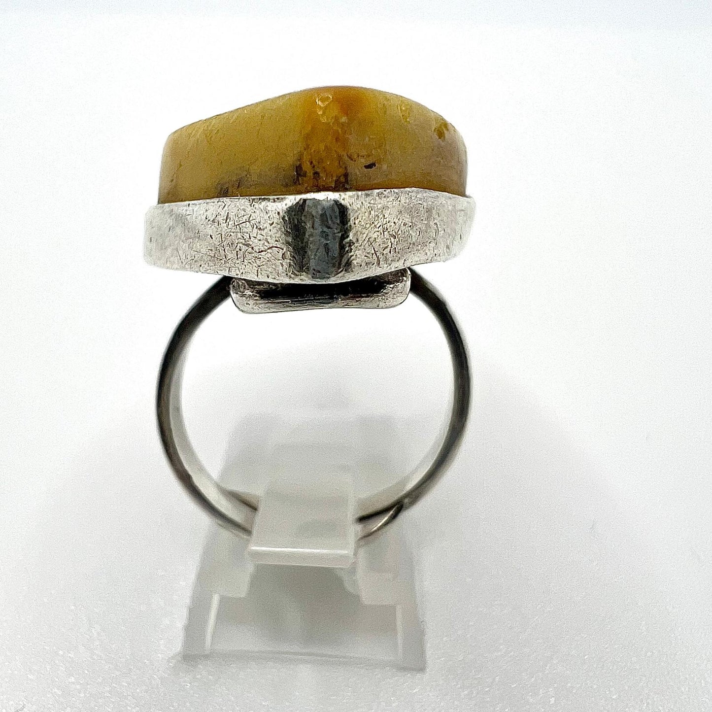Handgefertigter Bernstein Butterscotch Ring