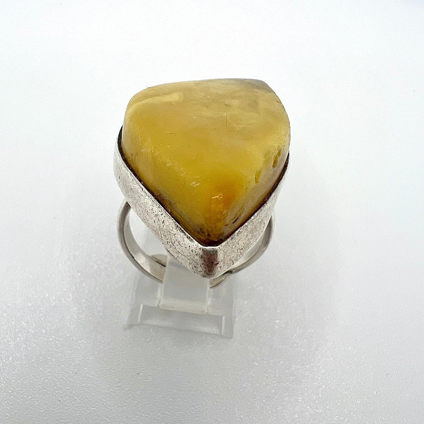 Handgefertigter Bernstein Butterscotch Ring