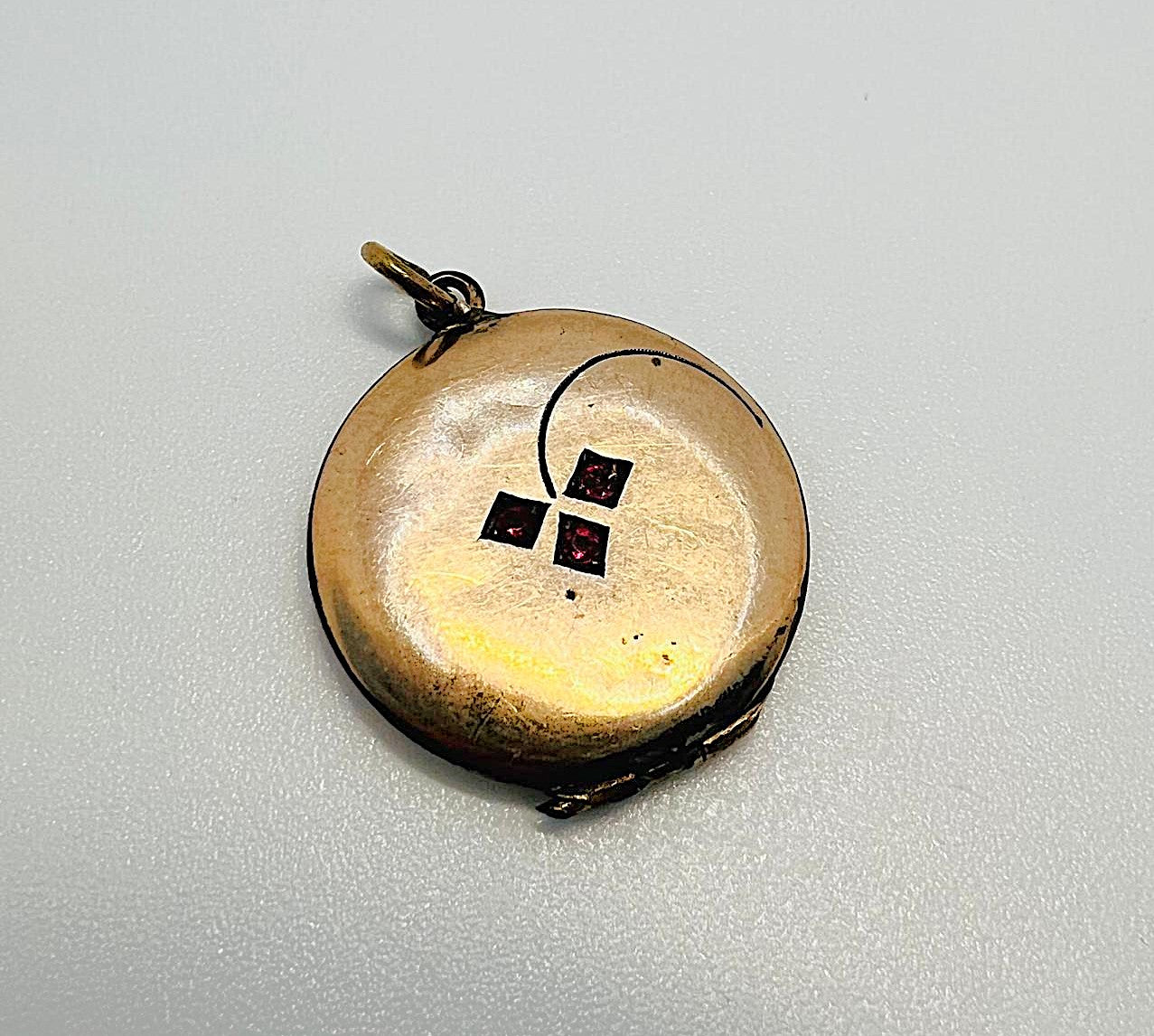 Biedermeier Tombak Medaillon
