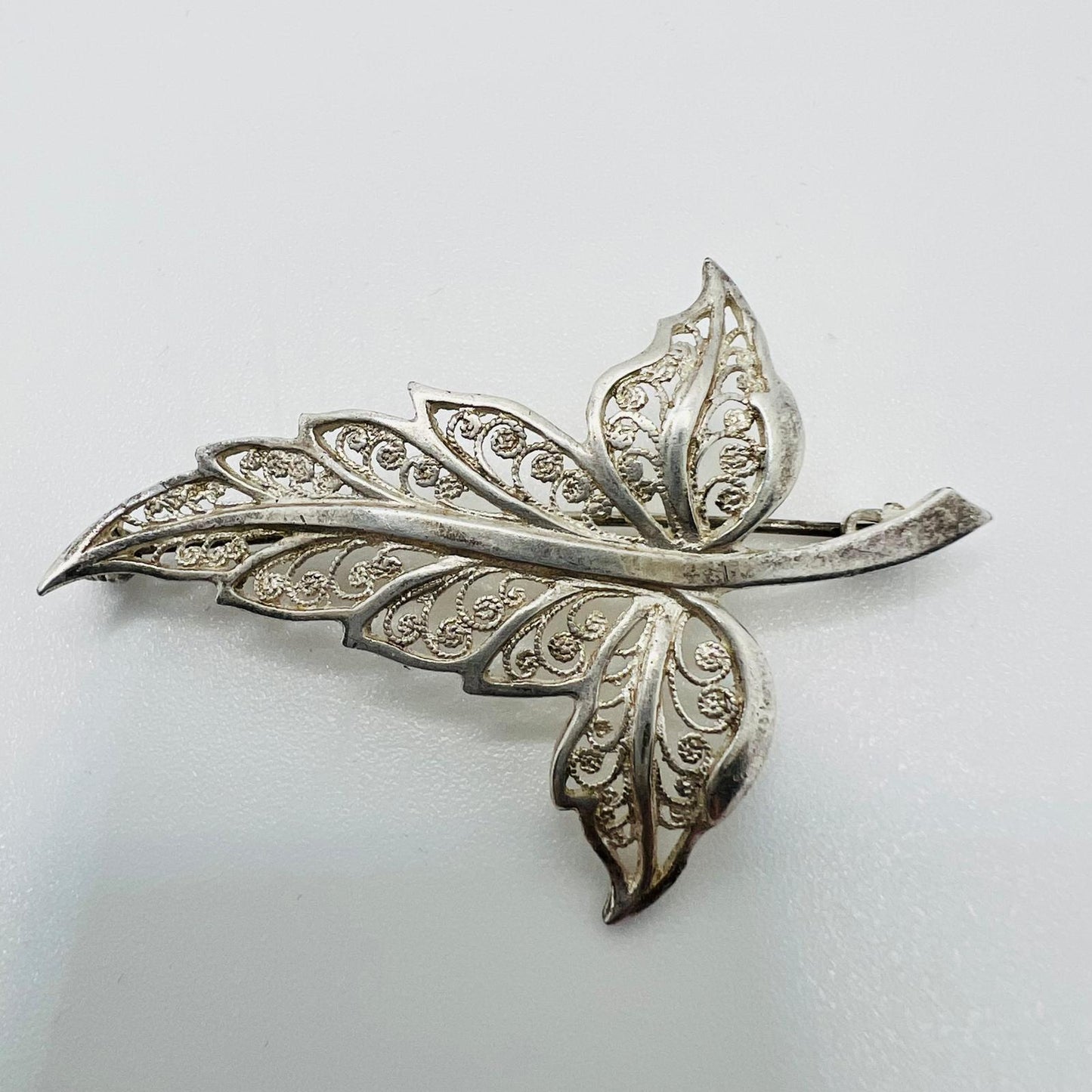 Brosche Filigranes Art Deco 835 Silber