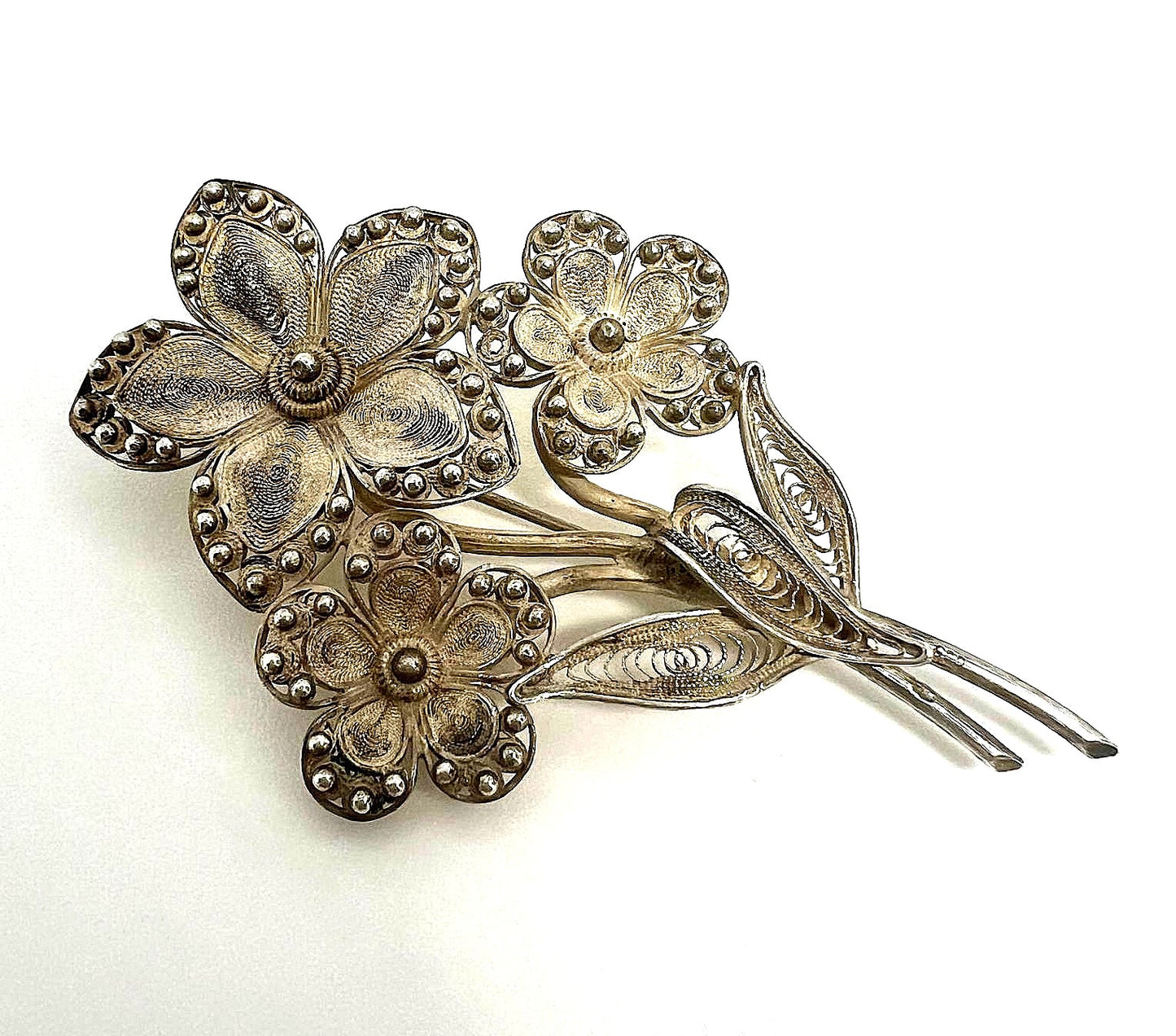 Filigrane Jugendstil Brosche