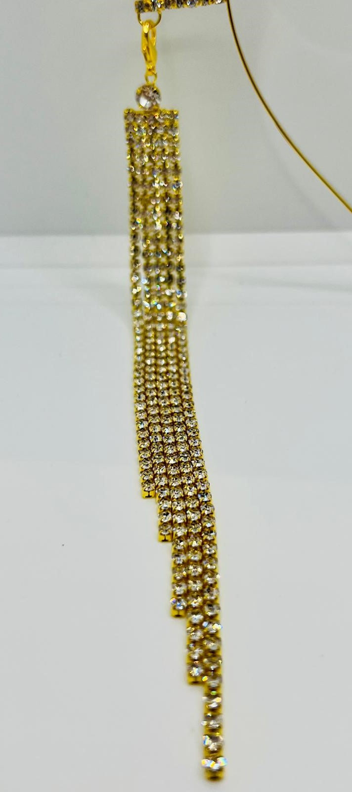 Gold Strass Sonnenkrone