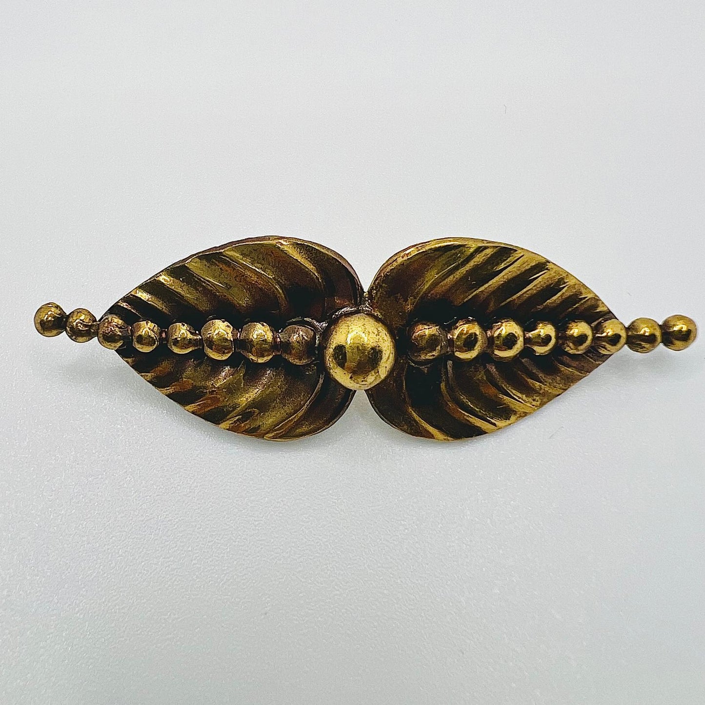 Jugendstil Brosche Filigrane Blattform