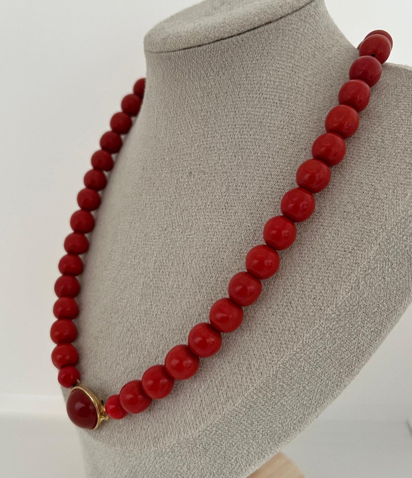 Vintage Korallen-Collier