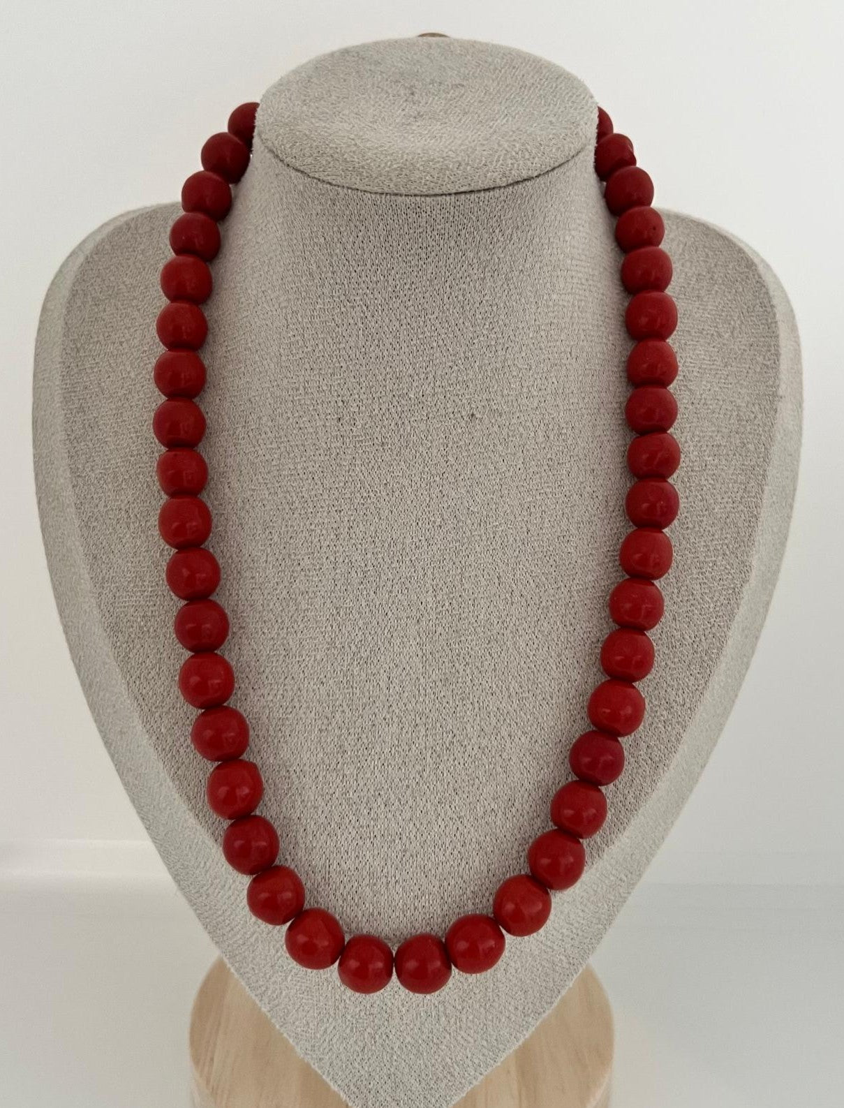 Vintage Korallen-Collier