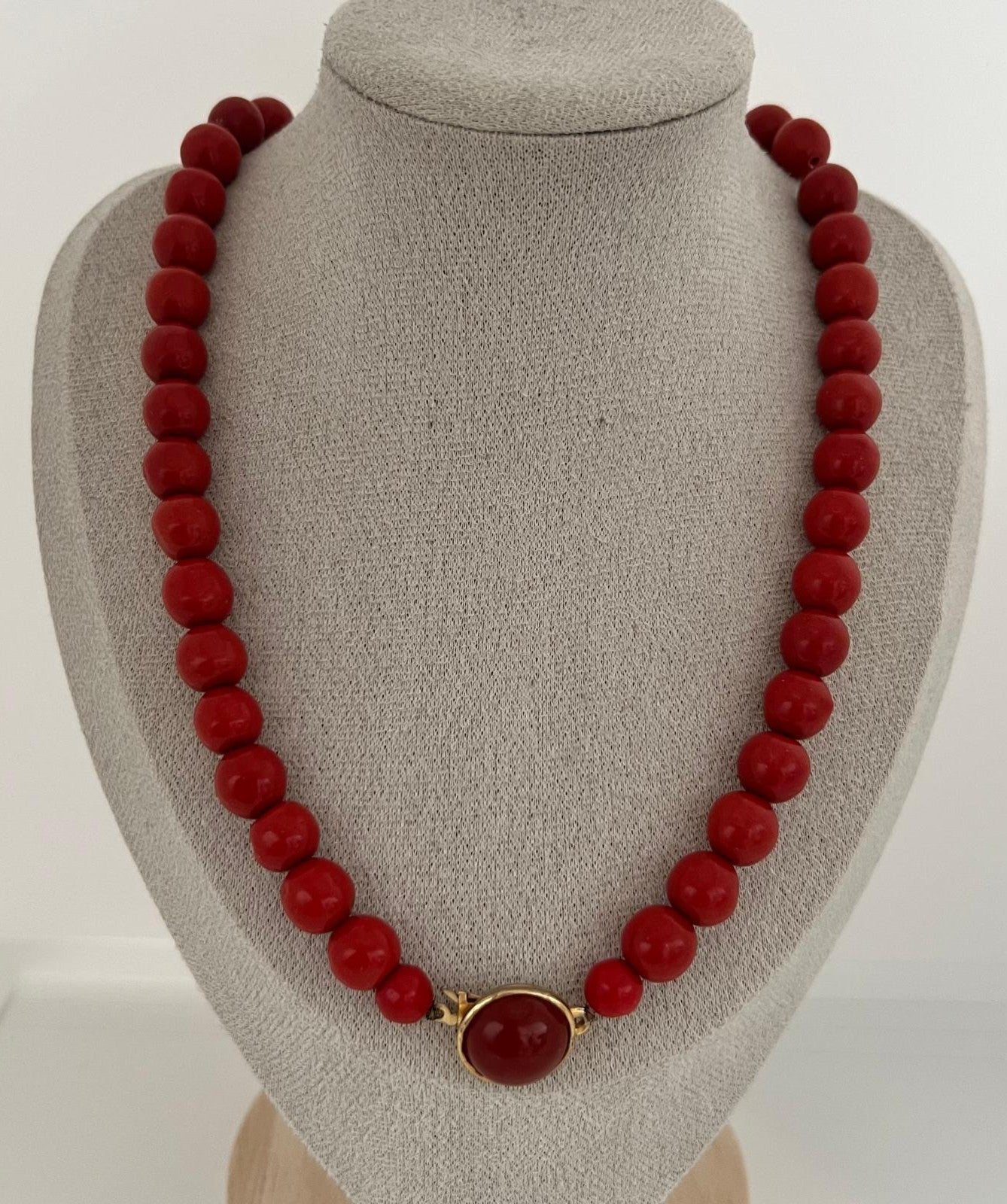 Vintage Korallen-Collier