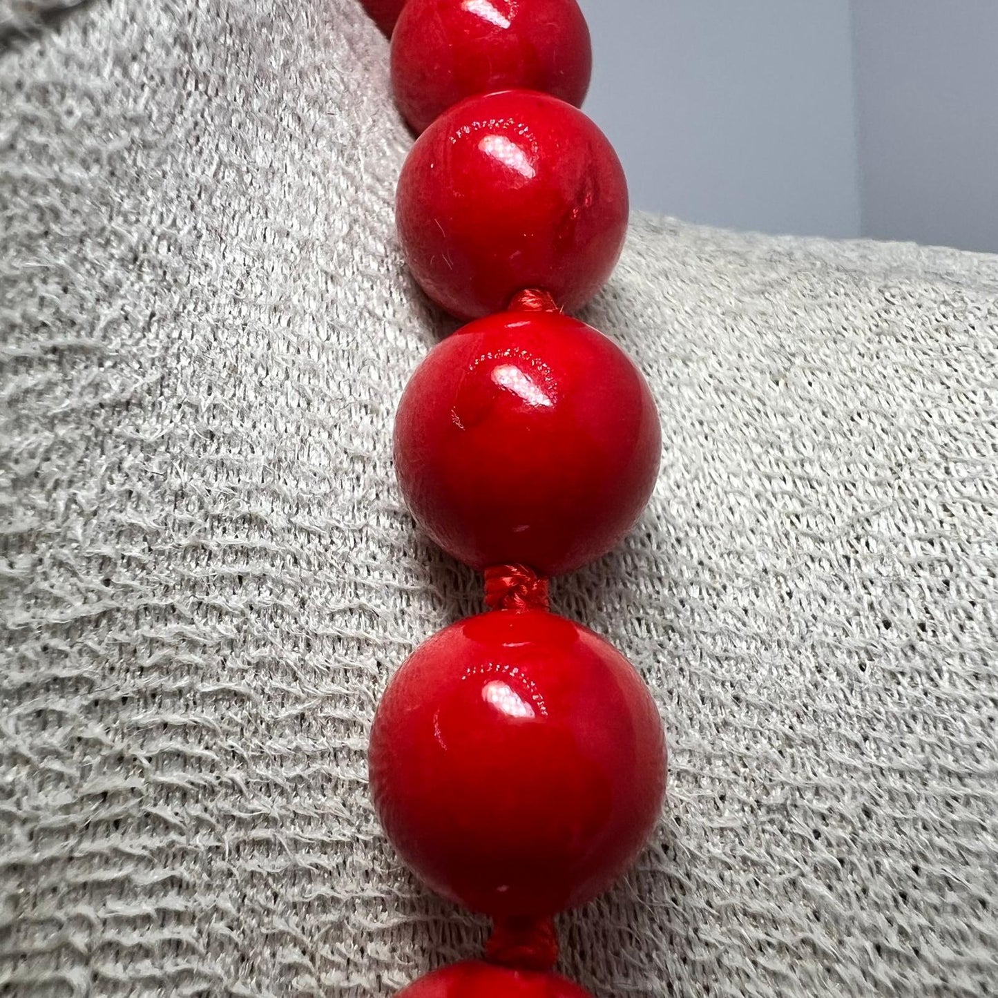 Korallenkette italienische Handarbeit