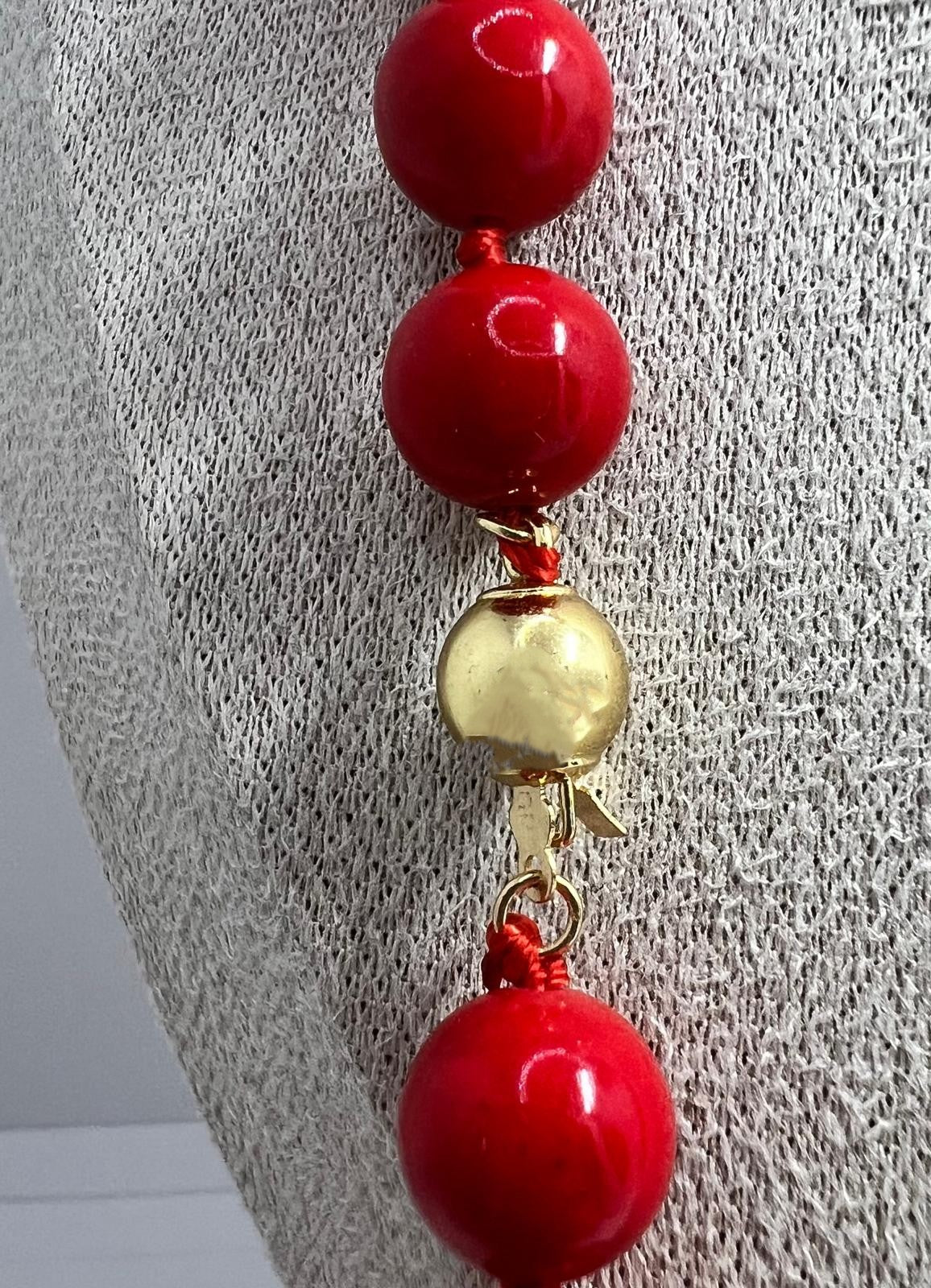 Korallenkette italienische Handarbeit