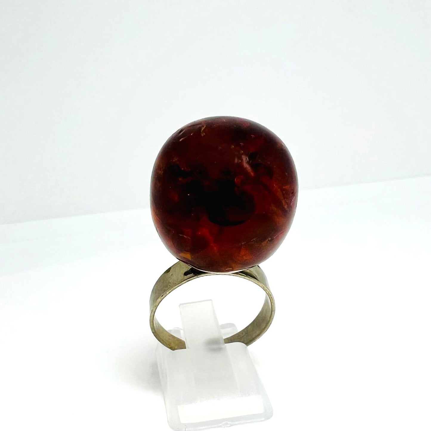 Natur Bernstein Designer-Ring
