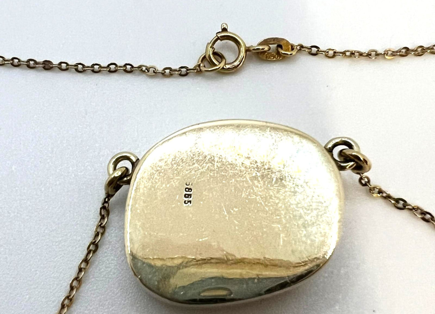 Opal Kette 585 750 Gold