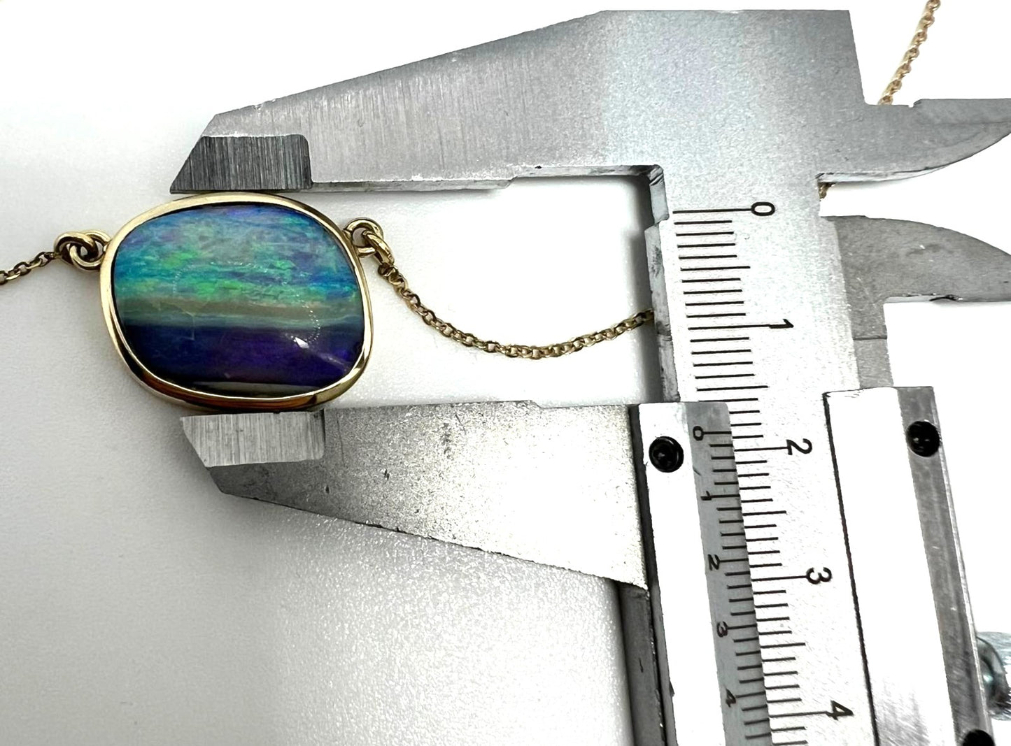 Opal Kette 585 750 Gold