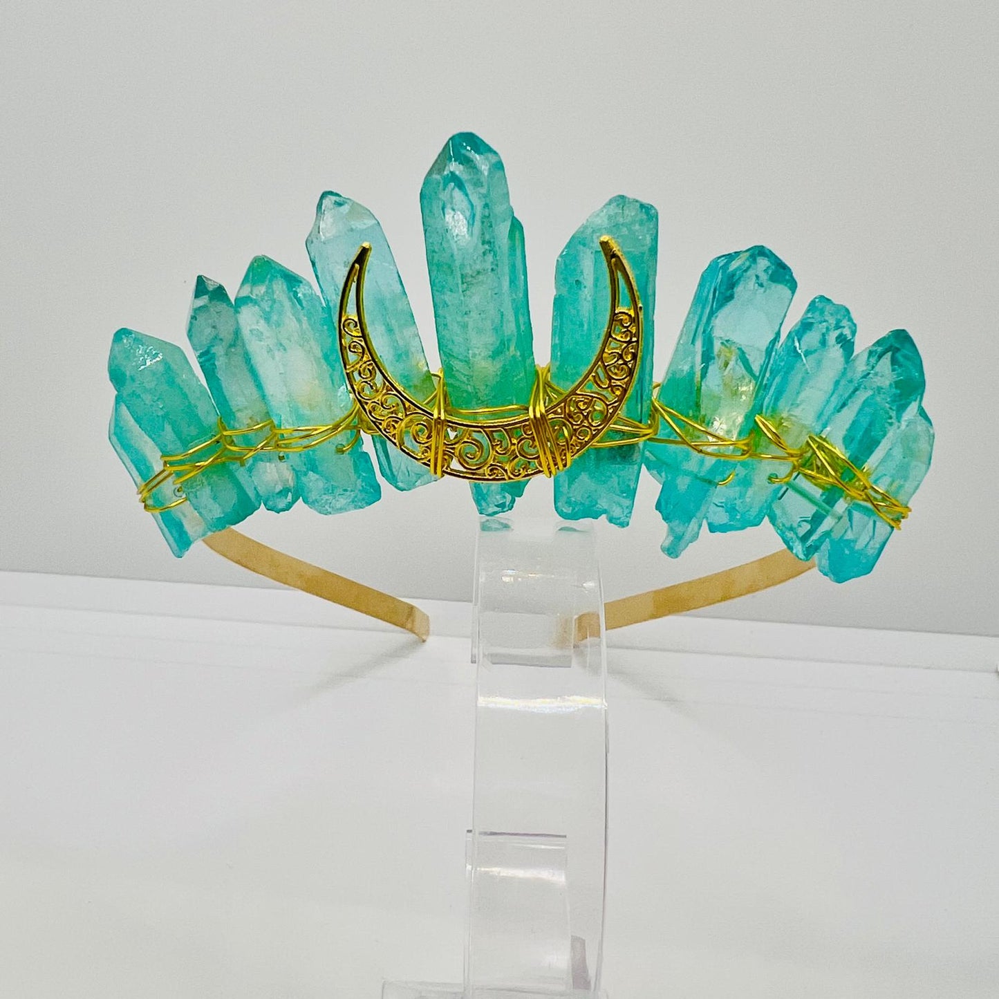 Quarz Mond Tiara