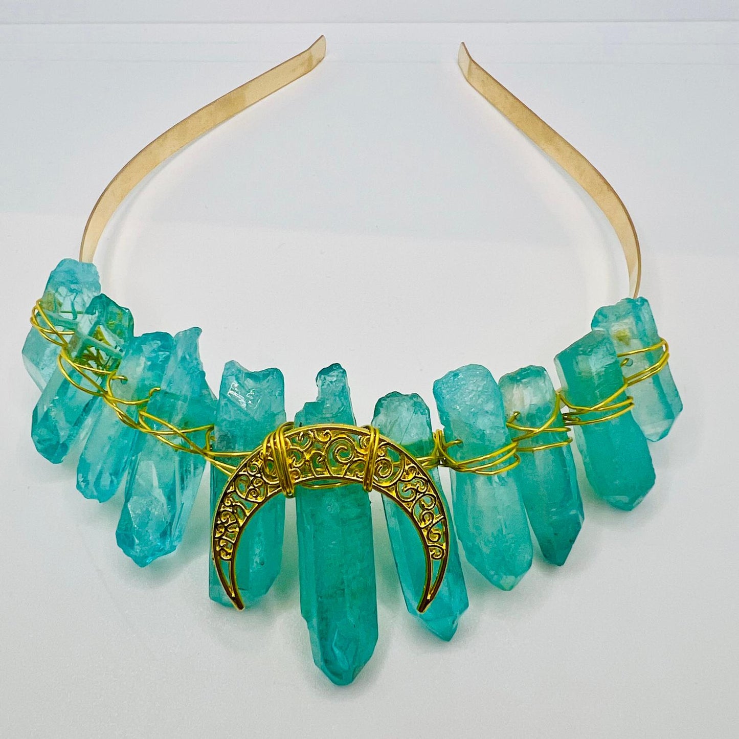 Quarz Mond Tiara