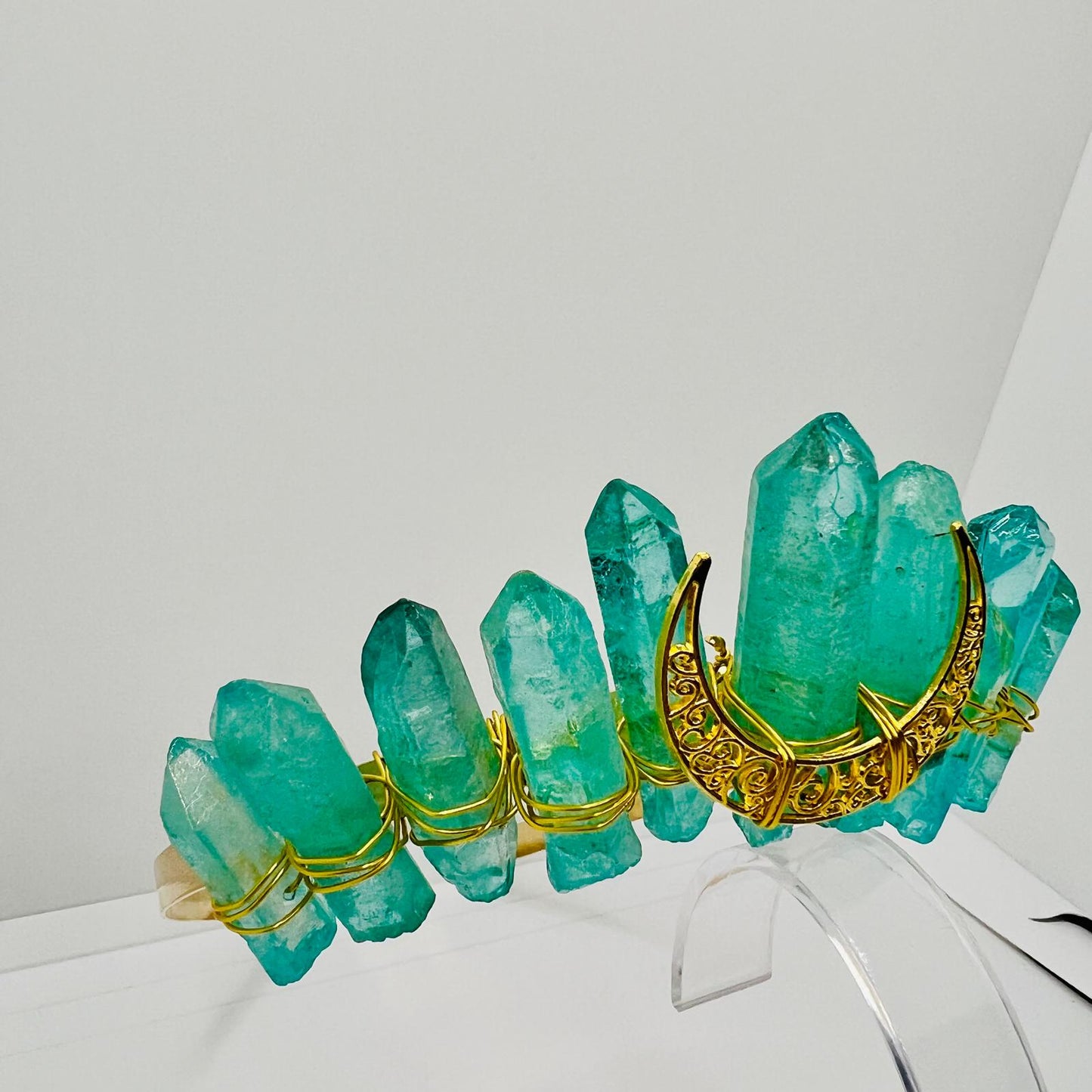 Quarz Mond Tiara