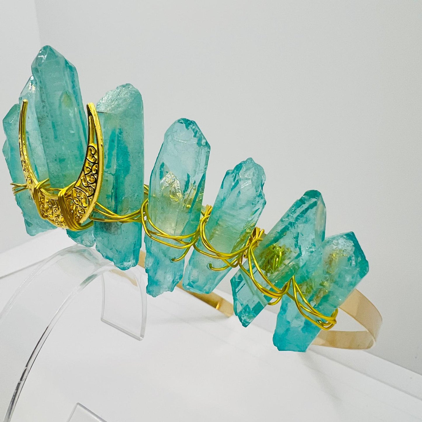 Quarz Mond Tiara