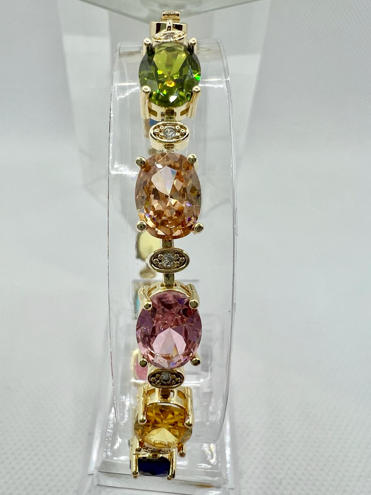 Armband mit Zirkon Gold