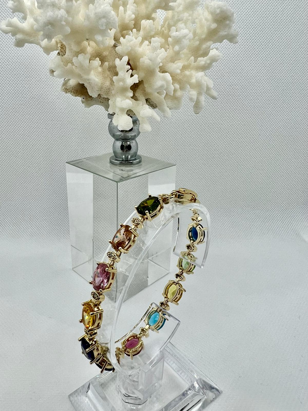 Rainbow Armband mit Zirkon