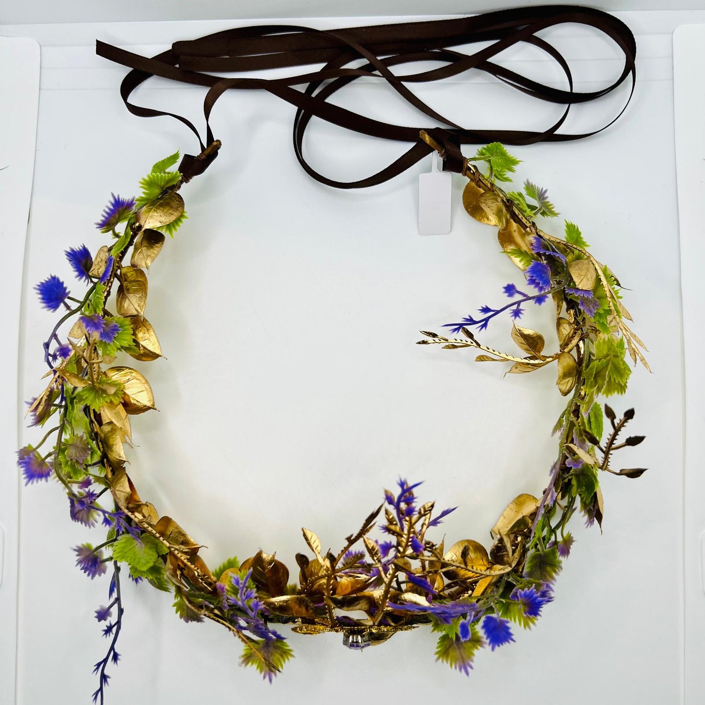Handgefertigte Kranz Böhmisches Kranz-Accessoire Tiara Boho-Style haarkranz festival