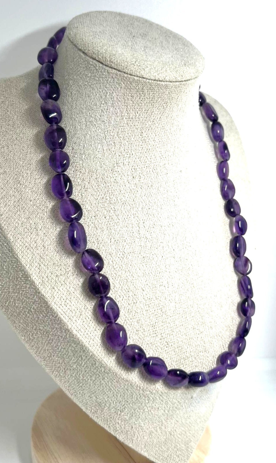 Vintage Amethyst Edelsteinkette