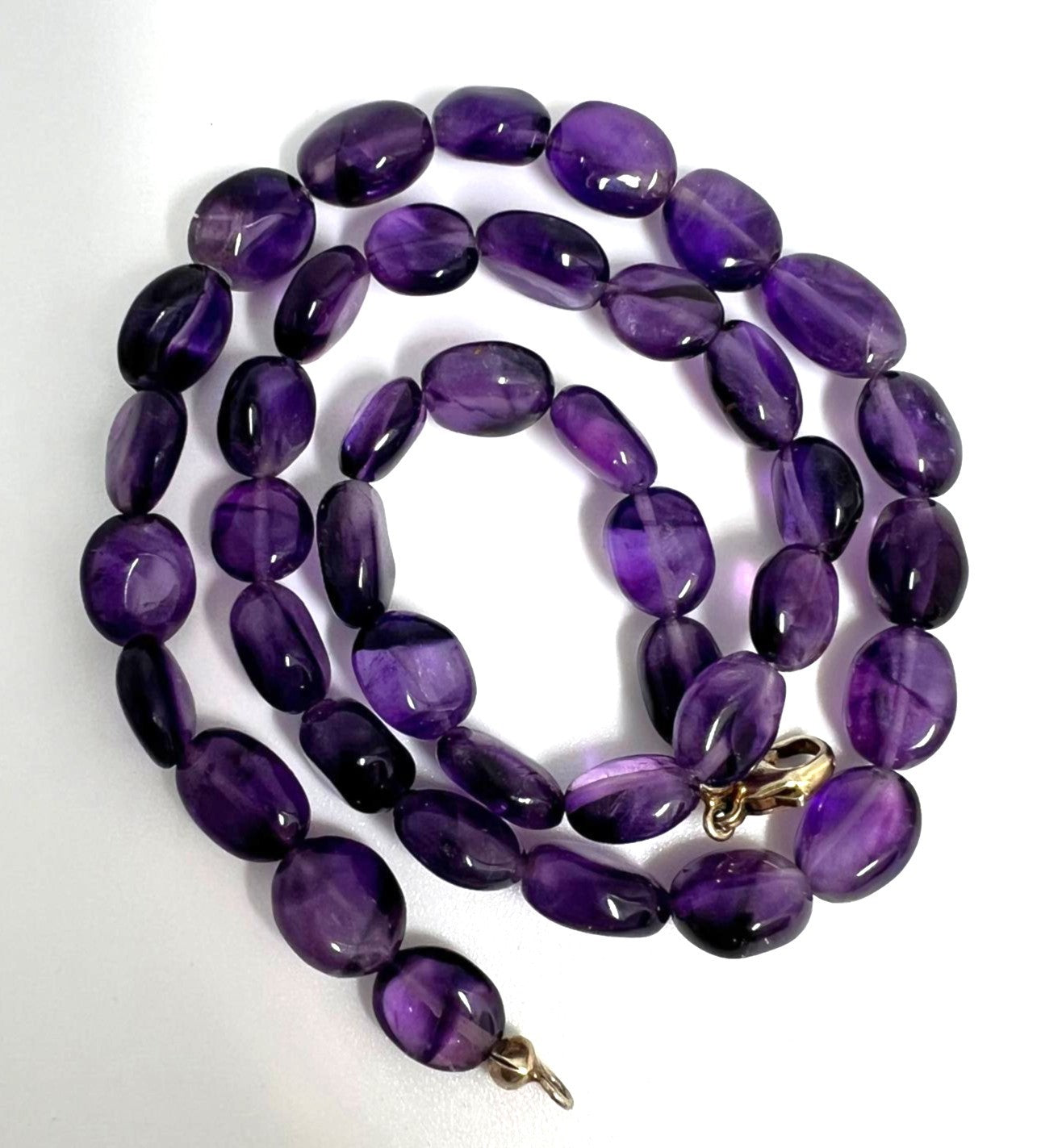 Vintage Amethyst Edelsteinkette