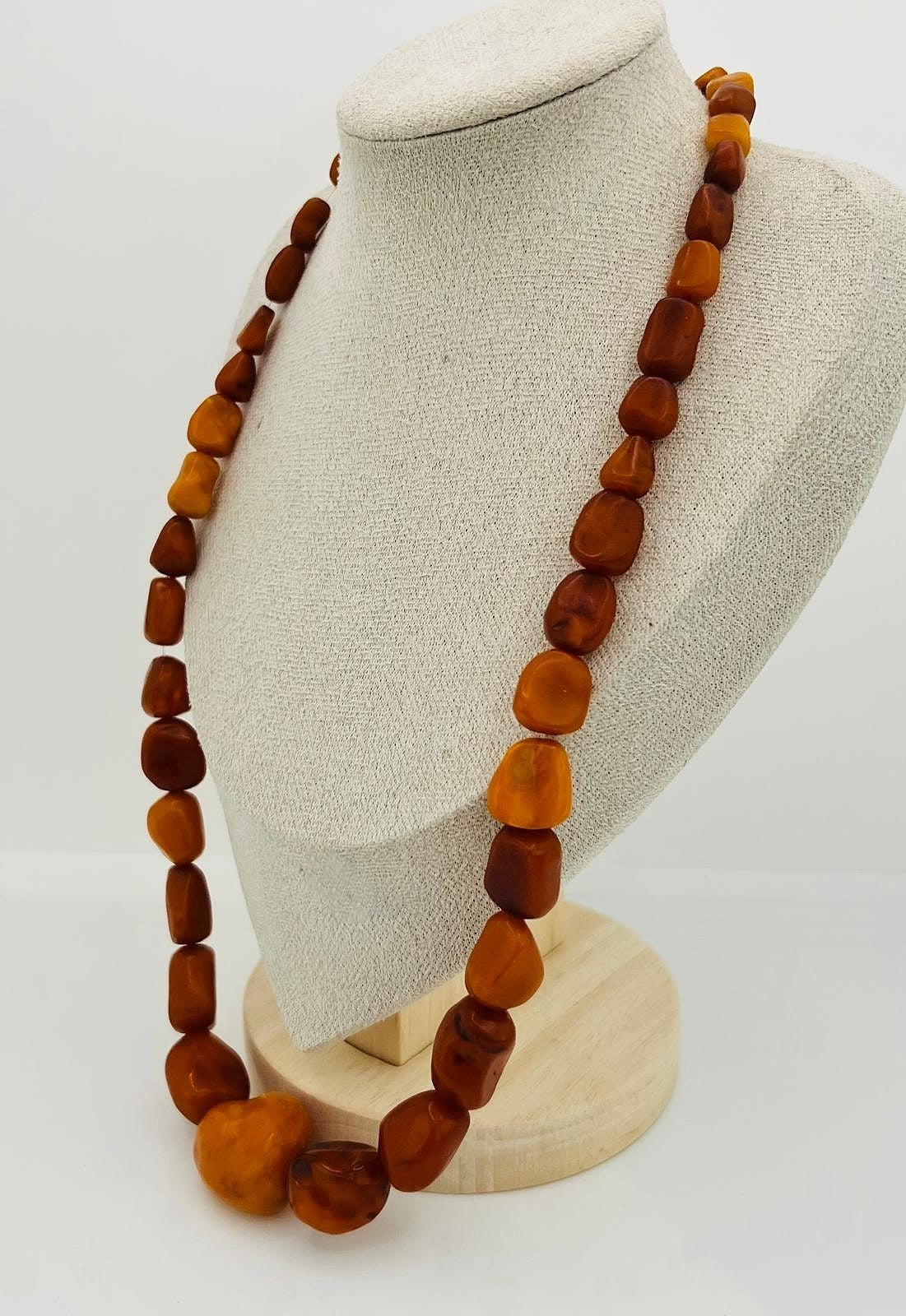 Vintage Butterscotch Amber Necklace
