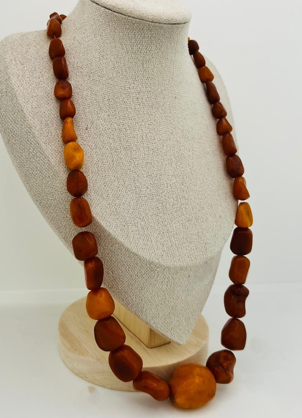 Vintage Butterscotch Amber Necklace
