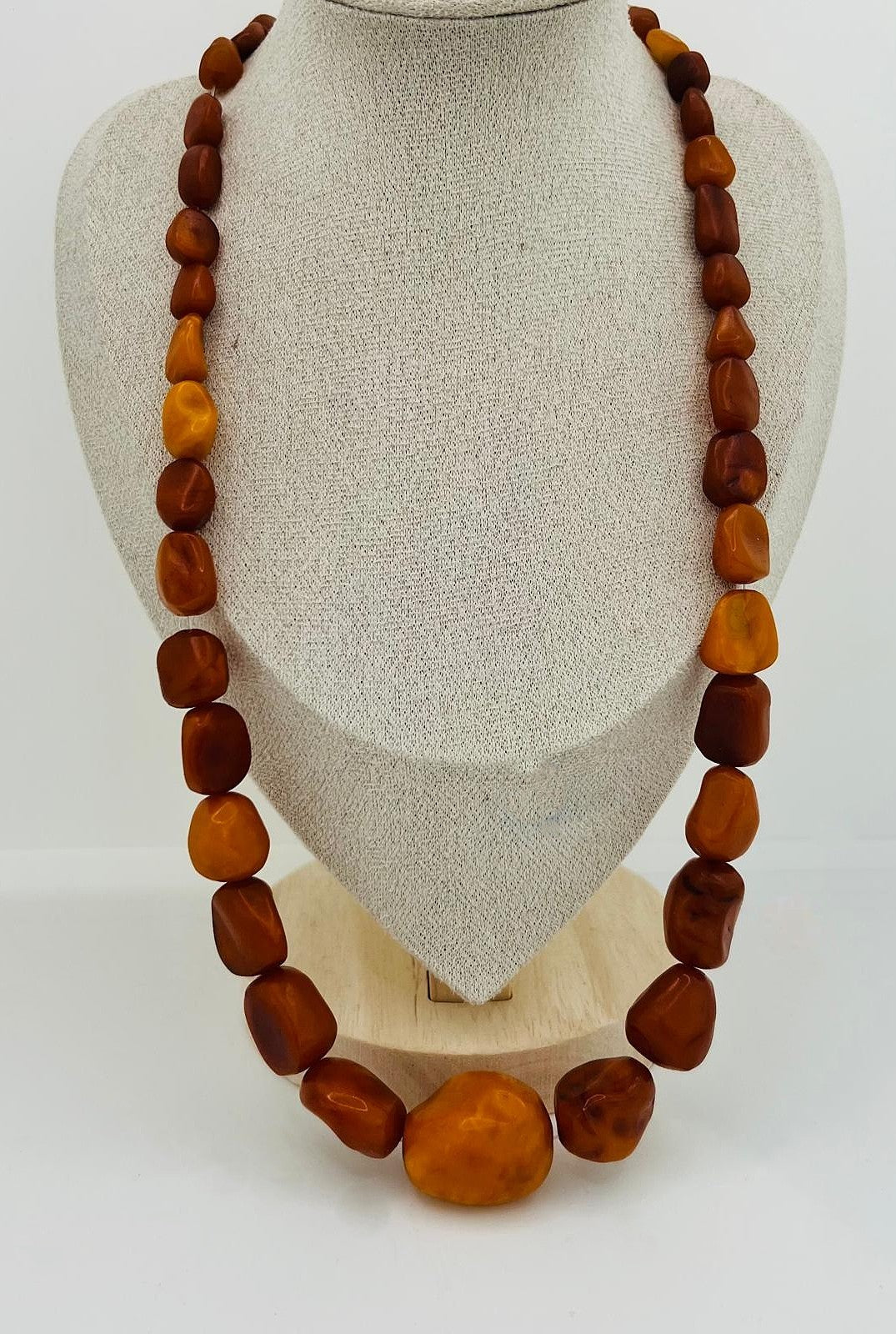 Vintage Butterscotch Amber Necklace