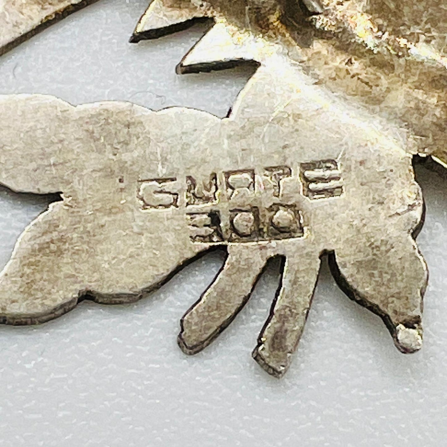 Antike Brosche Einzigartiger Art Deco Schmuck aus 800er Silber