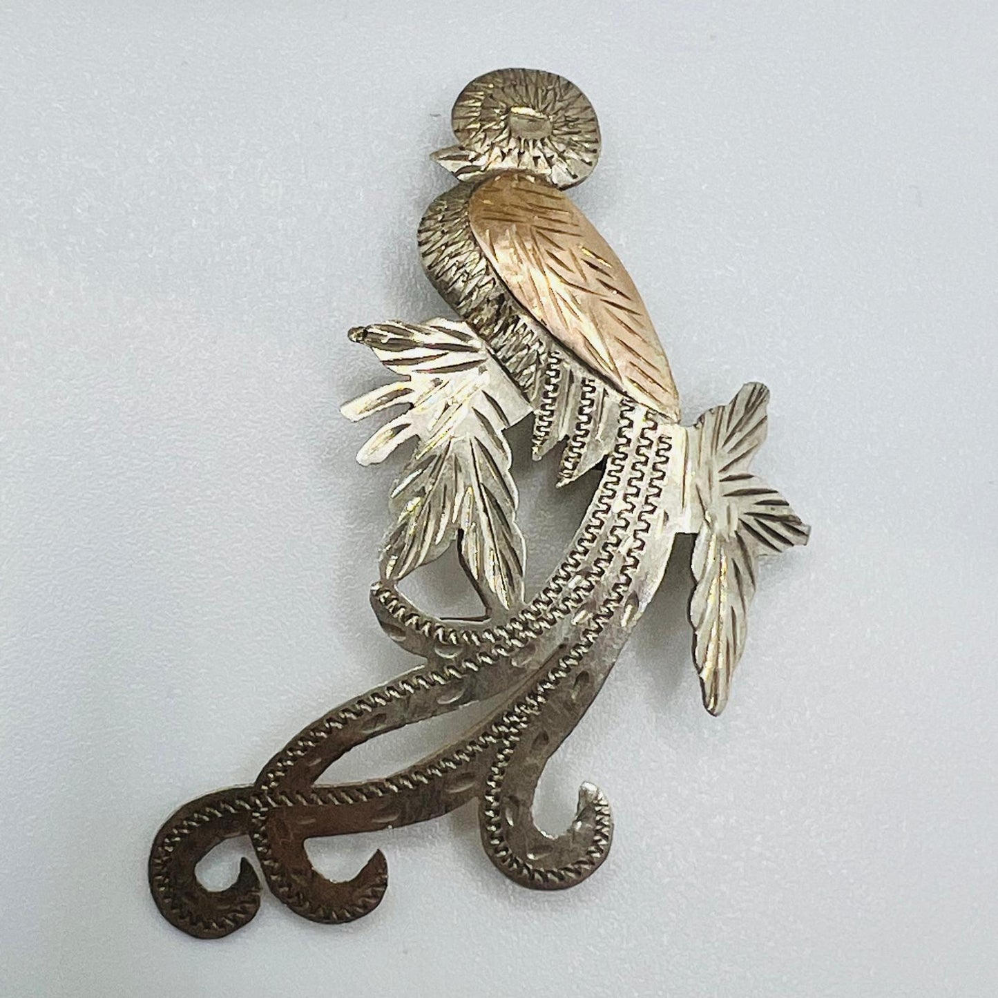 Antike Brosche Einzigartiger Art Deco Schmuck aus 800er Silber