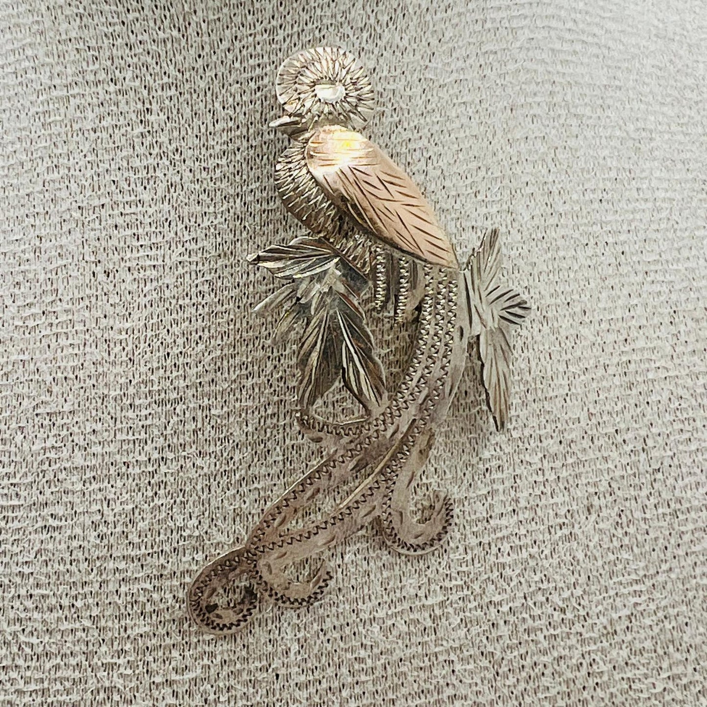 Antike Brosche Einzigartiger Art Deco Schmuck aus 800er Silber
