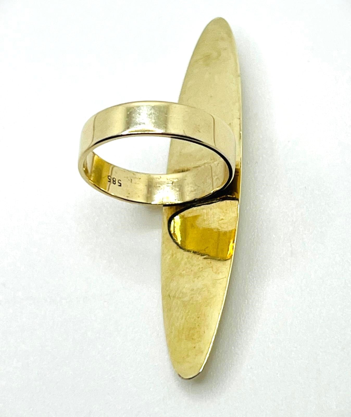 Vintage 585 Gold Designer Ring